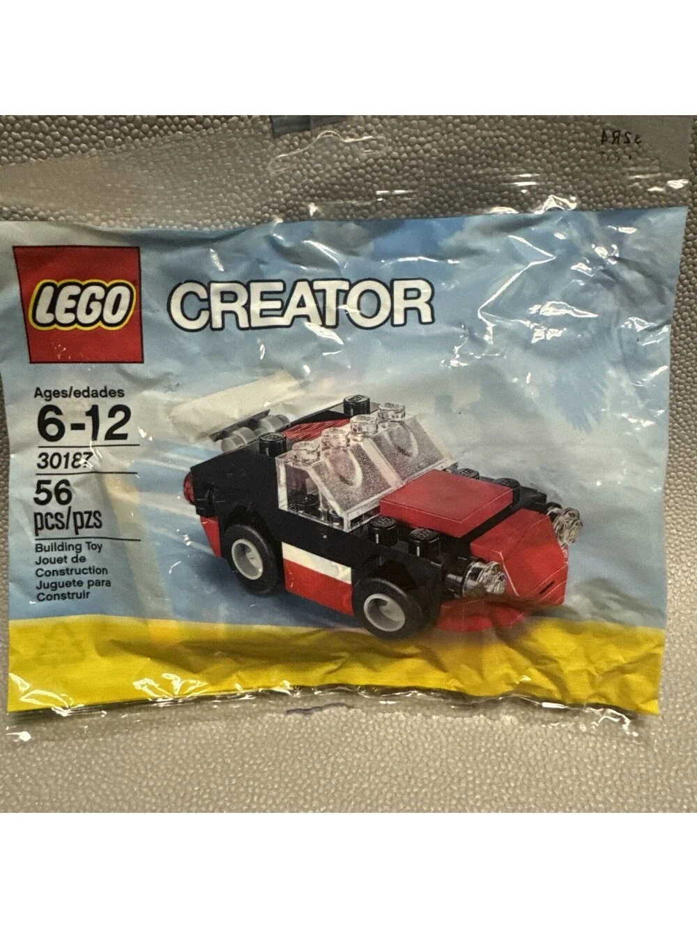 LEGO 30187 Creator Fast Car Poly Bag Building Set New Retired 2014